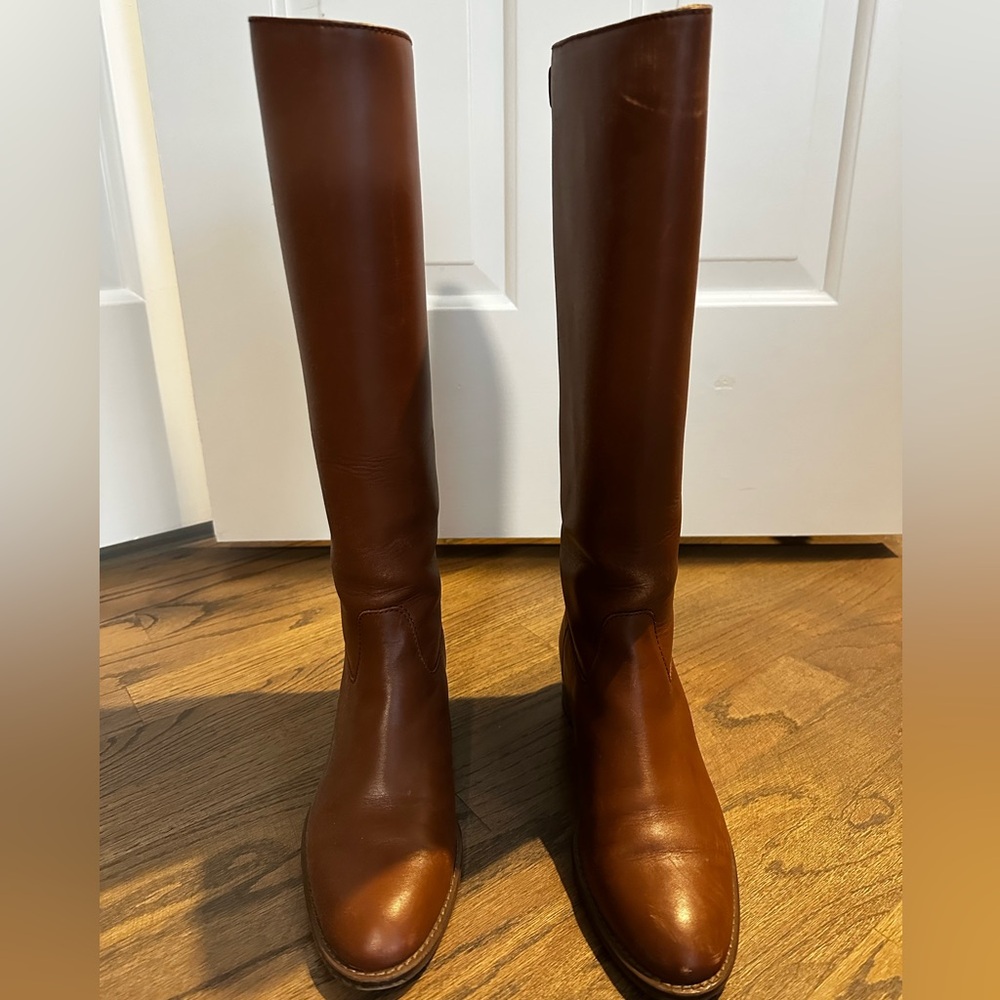 J. Crew Leather Knee-High Boots